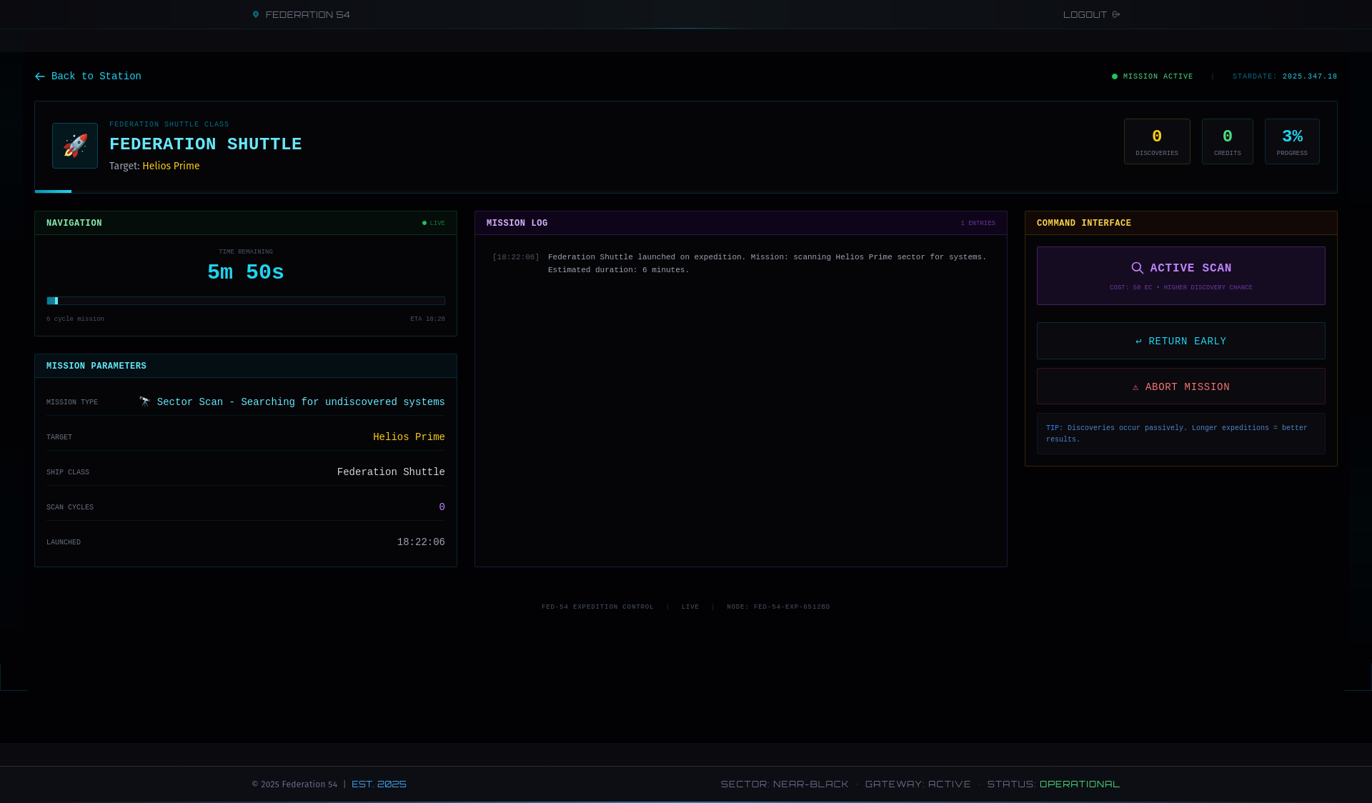 Expedition Interface