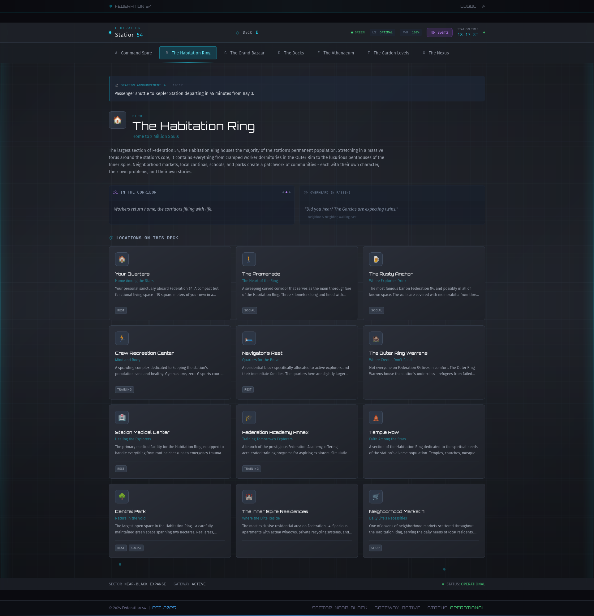 Federation 54 Station Hub